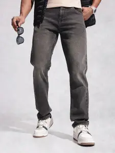 WROGN Men Relaxed Fit Mid-Rise Light Fade Stretchable Jeans