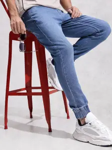 WROGN Men Light Fade Stretchable Jogger Jeans