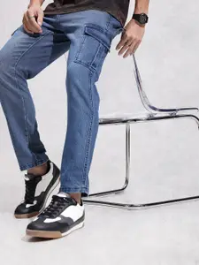 WROGN Men Relaxed Fit Heavy Fade Stretchable Jeans