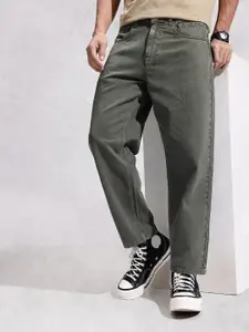 WROGN Men Pure Cotton Loose Fit Stretchable Jeans