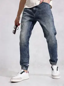 WROGN Men Jogger Fit Heavy Fade Stretchable Jeans