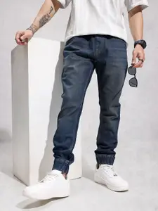 WROGN Men Light Fade Stretchable Jogger Jeans