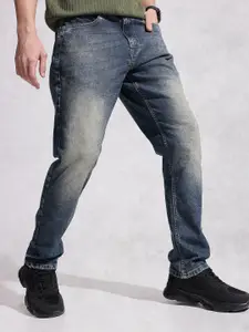 WROGN Men Relaxed Fit Heavy Fade Stretchable Jeans