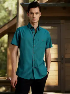 Louis Philippe Sport Men Slim Fit Opaque Casual Shirt