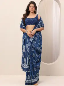 Libas Ethnic Motifs Saree With Blouse