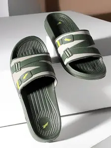 FLITE Men Self Design Sliders