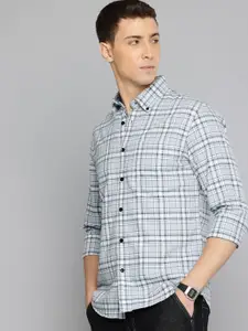 Flying Machine Pure Cotton Slim Fit Checked Casual Shirt