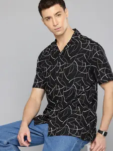Flying Machine Geometric Printed Casual Shirt