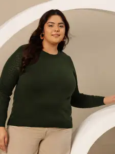 Sztori Plus Size Self Design Pullover