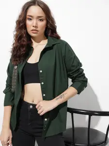 The Roadster Lifestyle Co. Solid Casual Shirt