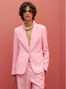 MANGO Pure Linen Single-Breasted Blazers