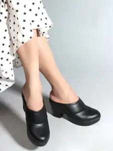 TRYME Block Heel Pumps