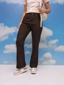 CORSICA Women Bootcut Mid-Rise Non-Stretchable Jeans