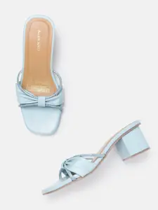 Allen Solly Printed Bow Design Block Heels