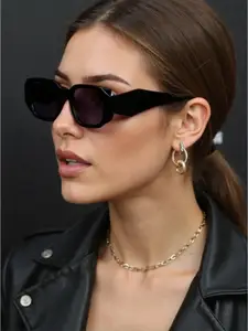 RORCE Women Rectangle Sunglasses with UV Protected Lens