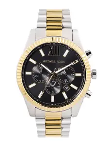 Michael Kors Men Lexington Two Tone Dial & Stainless Steel Straps Analogue Watch MK9207I