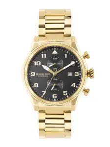 Michael Kors Men Panorama Bracelet Style Straps Analogue Chronograph Watch MK9195I