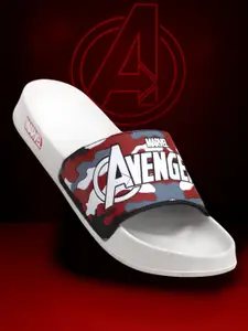 MARVEL STREET Men Avengers Printed Sliders