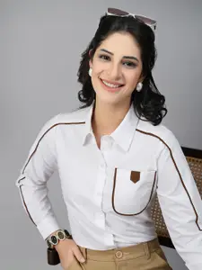 Style Quotient Women Smart Opaque Formal Shirt