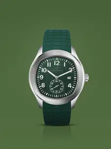CARLINGTON Men Dial & Straps Analogue Multi Function Watch Legacy 9933 Silver Green