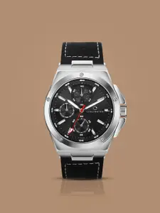 CARLINGTON Legacy Men Dial & Leather Straps Analogue Multi Function Watch