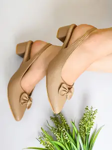 XE Looks Women Block Sandals with Bows