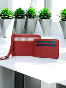 CRUSSET Women PU Zip Around Wallet