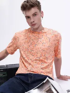 Kook N Keech Men Floral Printed Relaxed Fit T-shirt