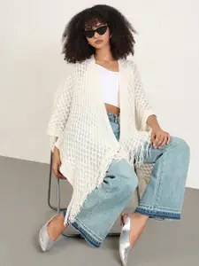 SHOWOFF Women Longline Poncho