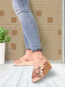 Carlton London Women Open Toe Wedge Sandals