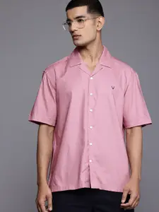 Allen Solly Embroidered Detail Relaxed Casual Shirt