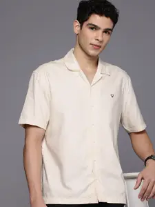 Allen Solly Cuban Collar Relaxed Fit Casual Shirt