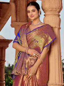 Satrani Woven Design Zari Pure Silk Paithani Saree