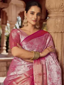 Satrani Woven Design Zari Kanjeevaram Saree