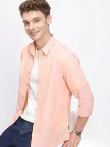 Aeropostale Solid Casual Shirt