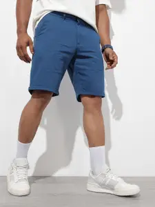 The Roadster Lifestyle Co. Men Solid Shorts