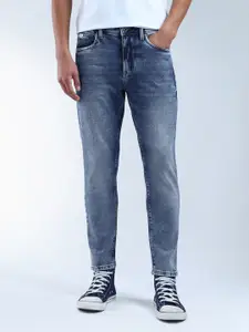 Flying Machine Men Relaxed Fit Heavy Fade Jeans