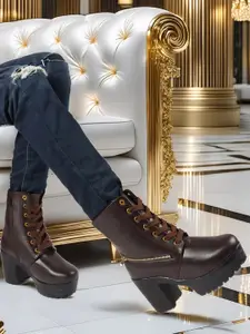 STRASSE PARIS Women Ankle Length Block Heeled  Boots