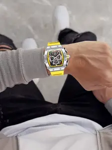 GIORDANO Men Dial & Bracelet Style Straps Analogue Watch GZ-50120-05