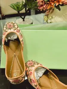 LORYPHILORY Women Embroidered Slides