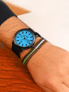 WROGN Men Dial & Straps Analogue Watch WRNWJ25 Set-28