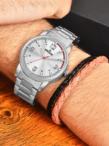 WROGN Men Dial & Bracelet Style Straps Analogue Watch WRNWJ25 Set-73