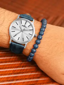 WROGN Men Dial & Leather Straps Analogue Watch WRNWJ25 Set-22