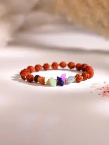 Voylla Sacred Rudraksha Beaded Bracelet Rakhi