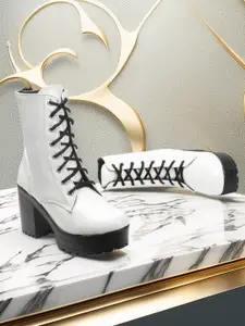 Kliev Paris Women Platform Heeled Boots