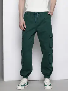 The Indian Garage Co Men Relaxed Fit Cargo Style Joggers