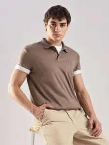 Calvin Klein Jeans Men Brand Logo Printed Polo Collar Pockets T-shirt