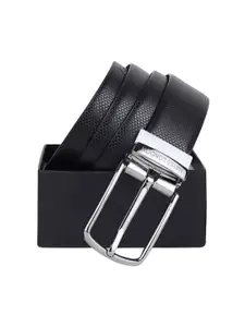 Hayes London Men Onyx Premium Reversible Leather Belts