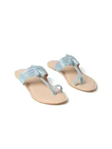 CHAAL CHALAN Women  One Toe Flats with Tassels