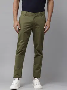 Blackberrys Men Printed Slim Fit Trousers